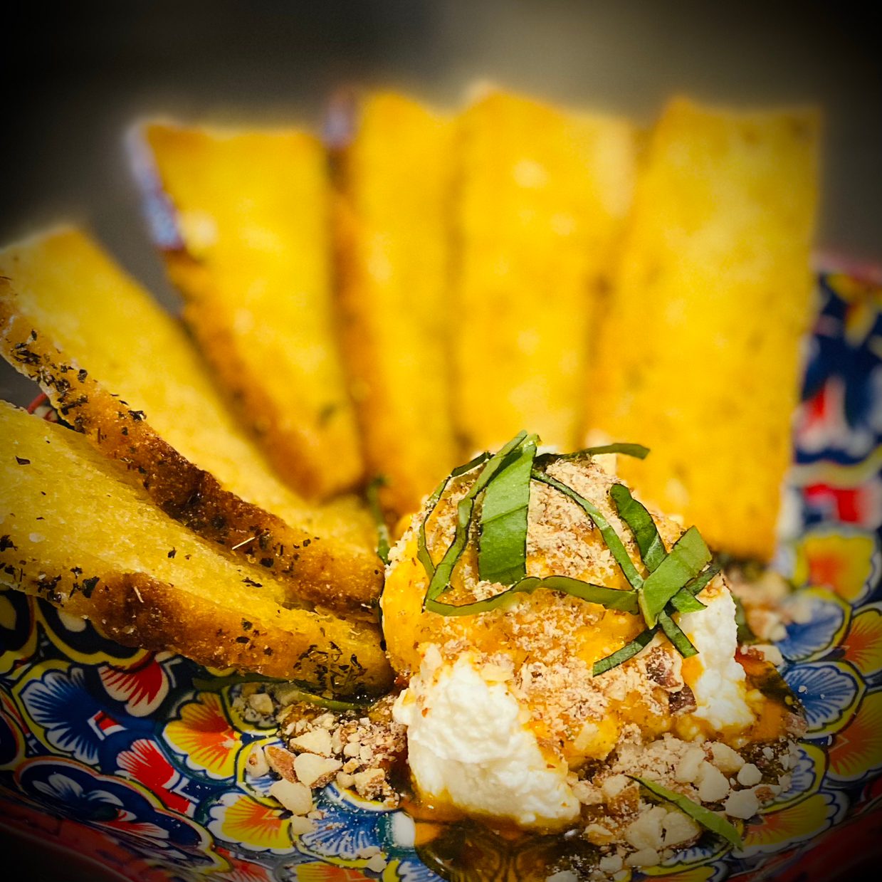 Hot Honey Ricotta.